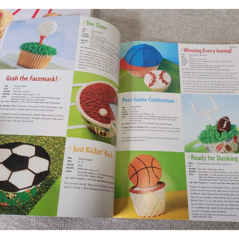 Hello Cupcake Book NY Times‎ Bestseller + Wilton Cupcake Fun Magazine Baking Lot